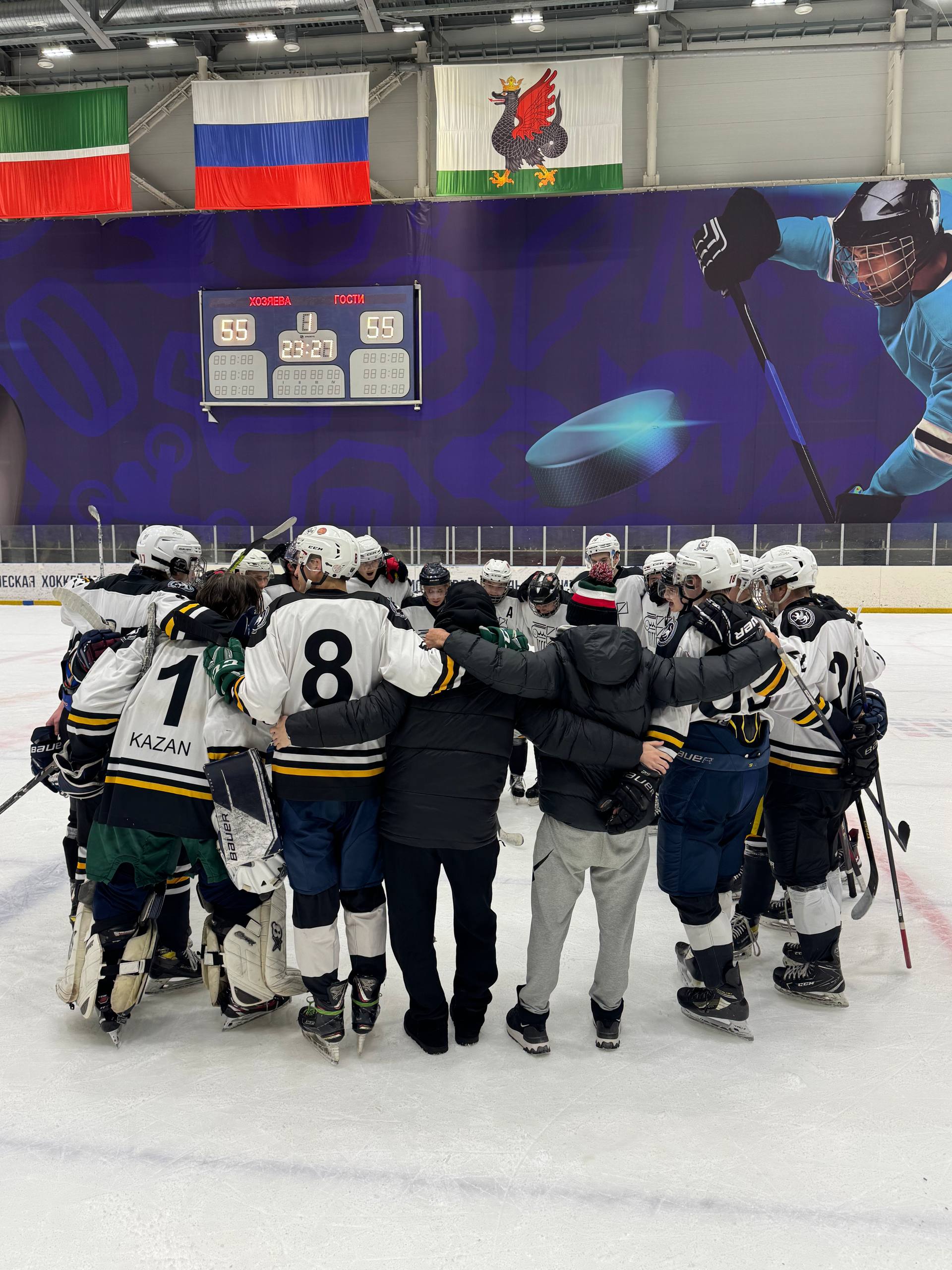 Команда ХК КГАСУ на льду